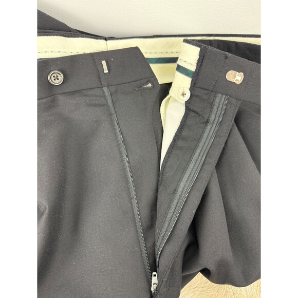 Lauren Ralph Lauren Wool cuffed Charcoal Pleated Dress Pants 34X34 - Picture 9 of 16